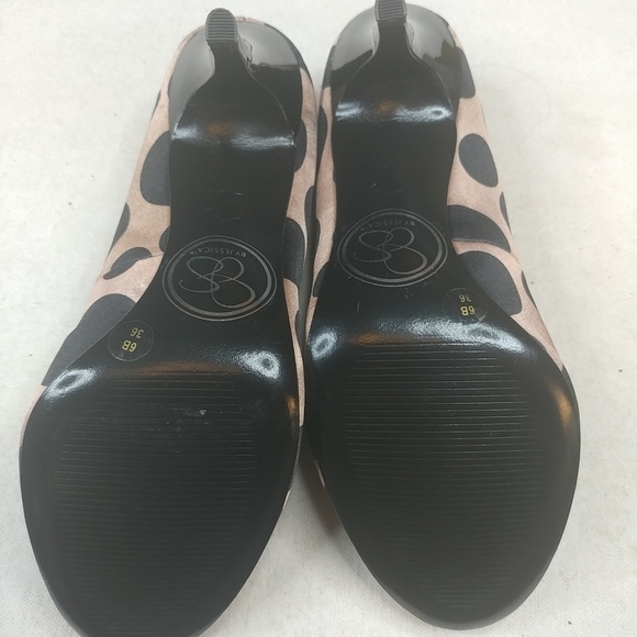 Women's JS by Jessica Simpson Polka Dot Pumps - Si - Picture 8 of 8